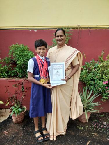 Swimming Championship - 5 gold medals